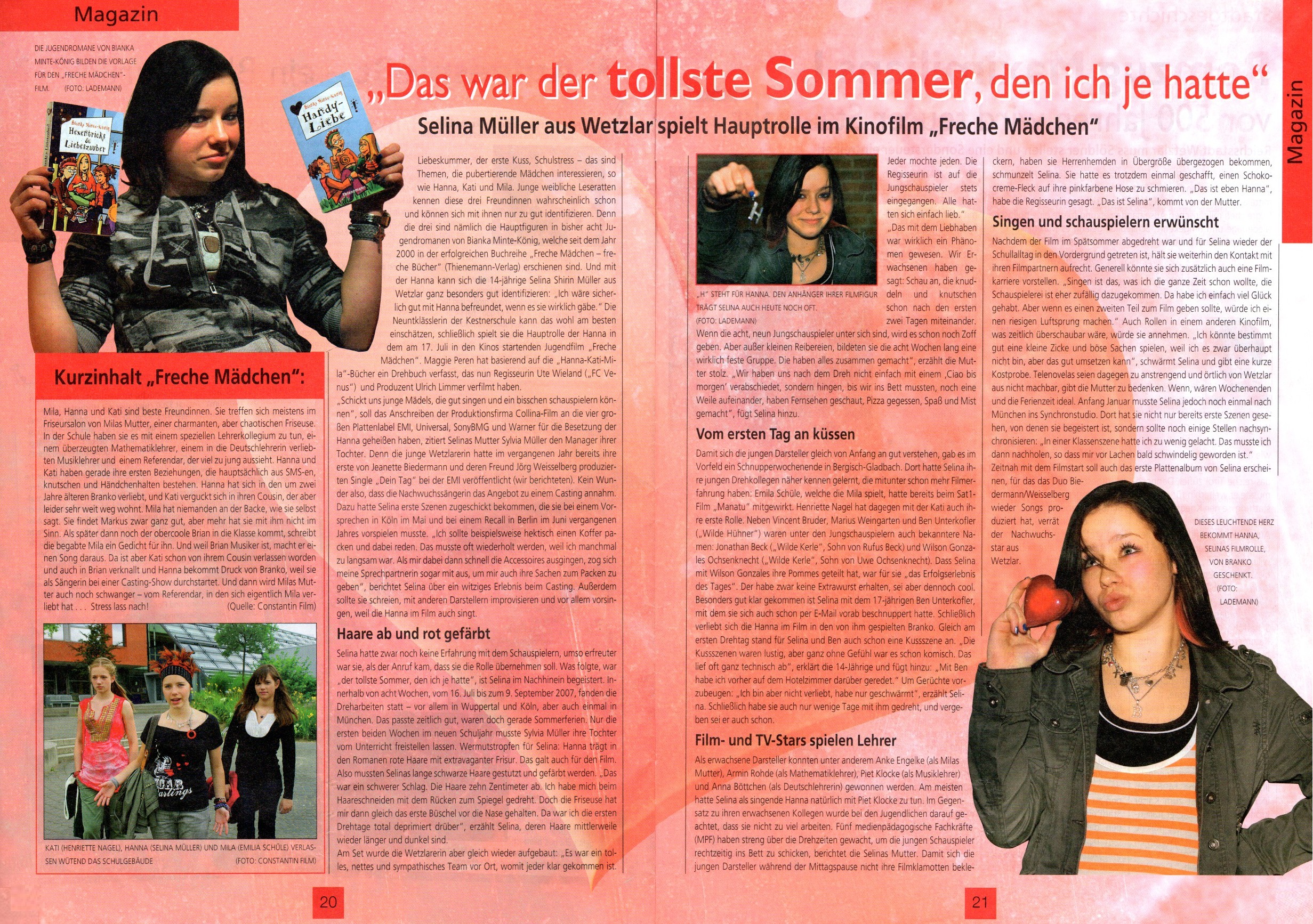 Selina "Wetzlarer Hefte" Doppelseite
